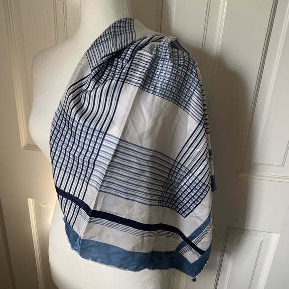 Elizabeth Roma Plaid Silk Scarf - Picture 10 of 12